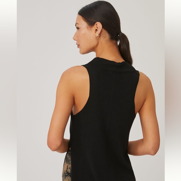 NWT Daily practice by anthropologie sweater tank. Black size m - Picture 4 of 7